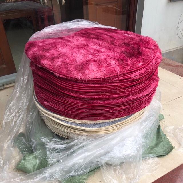 Thảm lông loang tròn đường kính 1m