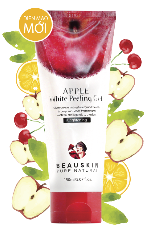 Tẩy da chết cao cấp Beauskin Apple white peeling gel 24