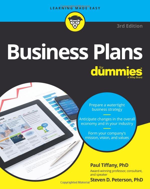 Sách ngoại văn: Business Plans For Dummies 3rd Edition