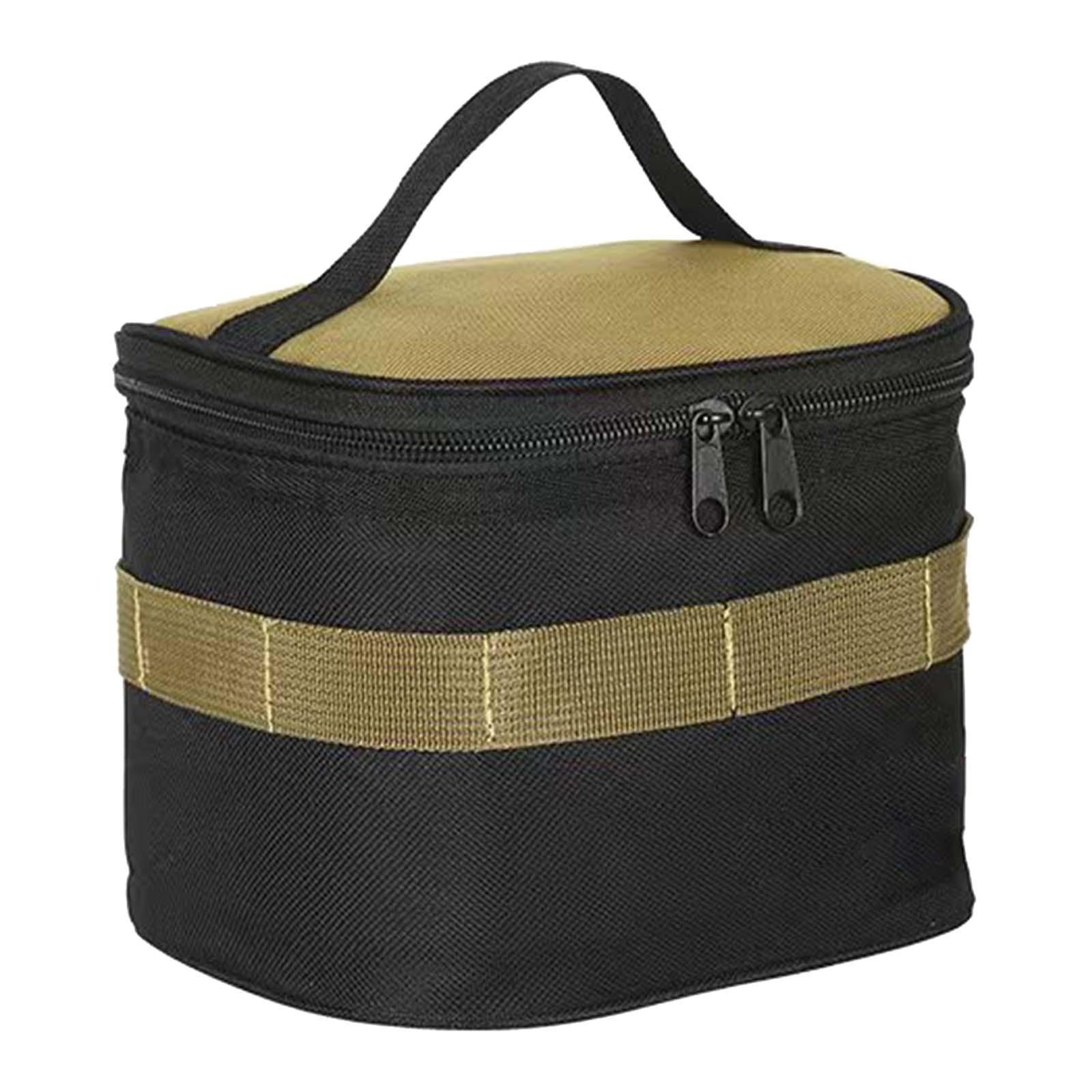 Camping Spice Jars Bag Travel Bag Tote Bag, Carrying Bag Sauce Pouch, Container Case Separable Storage Bag for Camp Cooking Outdoor Picnic BBQ