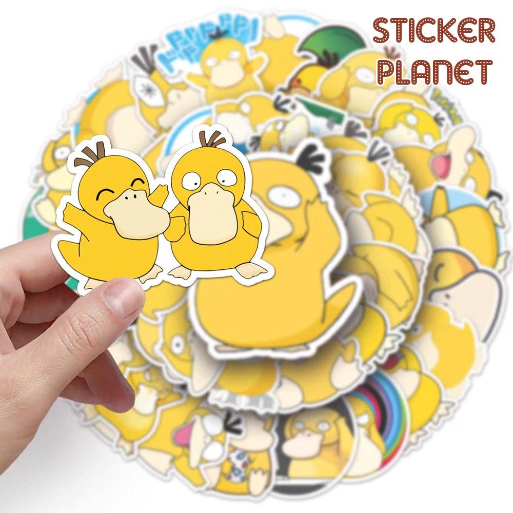Sticker The spyduck family vịt vàng dễ thường chống thấm nước trang trí mũ bảo hiểm, laptop