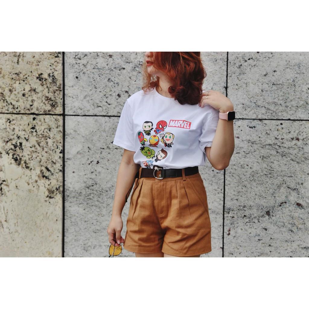 Áo thun unisex marvel chibi mới nhất 2019