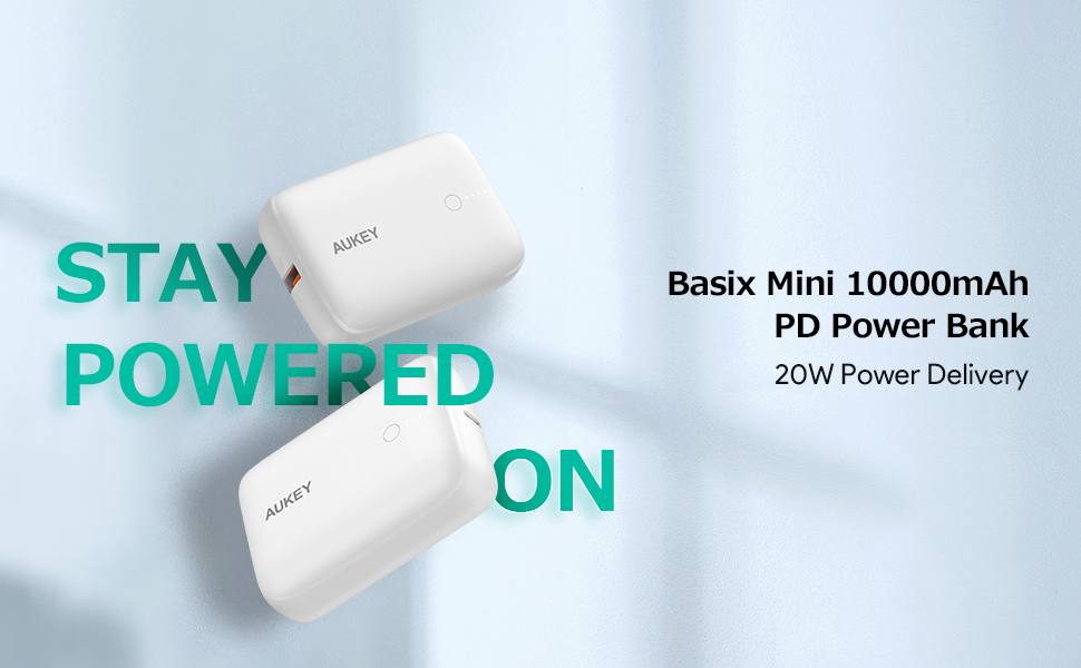 Pin sạc dự phòng Aukey PB-N83S 20W PD 10.000mAh, hàng chính hãng