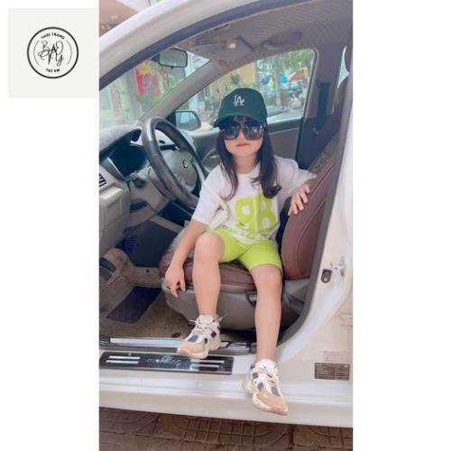 Thời trang trẻ em - Đồ bộ bé gái ngắn tay, thun 100% cotton mát mẻ