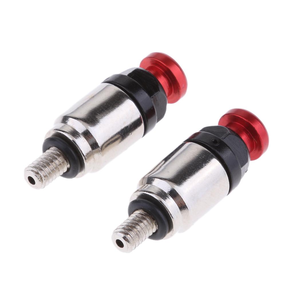 Blue M4 x 0.7mm Dirt Bike Fork Air Bleeder Pressure Relief Valve for