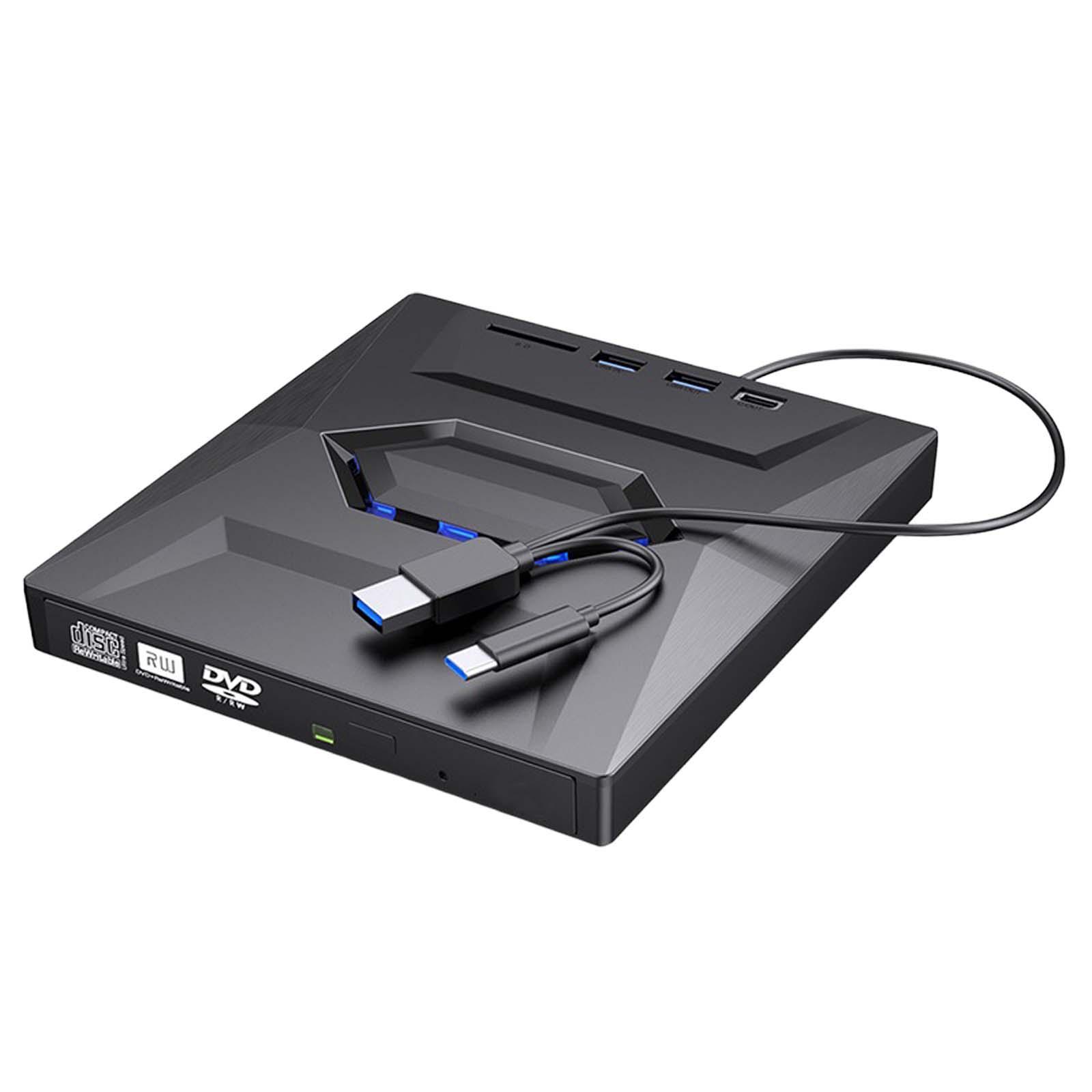 Computer Drive Burner 5 in 1 External DVD Player Portable External DVD Drive