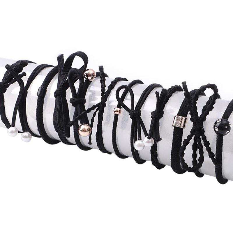 Sét 12 dây buộc tóc như hình có chọn mầu