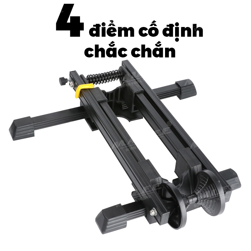 Khung Đỗ Chèn Bánh Xe Đạp Gấp gọn hỗ trợ kẹp dựng bánh xe đứng phù hợp nhiều kích thước bánh xe Mai Lee