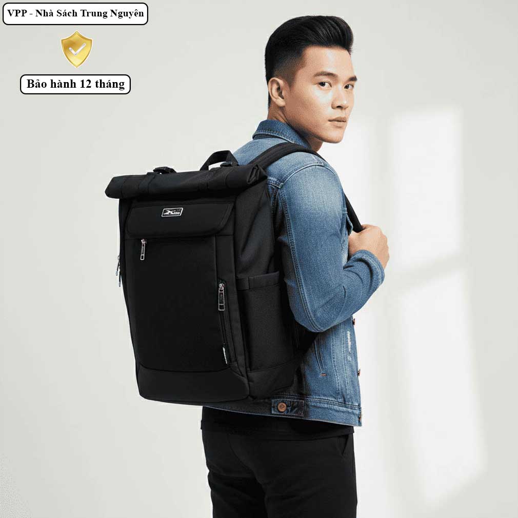 Balo du lịch chống nước Xbags DarkBear XB1202 balo laptop cao cấp đa năng thời trang bền đẹp