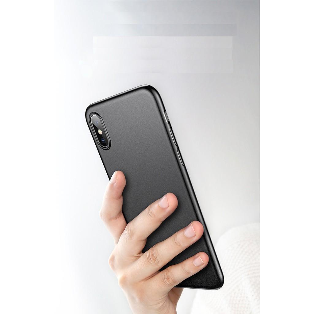 Ốp lưng dành cho iPhone XR & Xs Max siêu mỏng chống vân tay Wing chính hãng Baseus