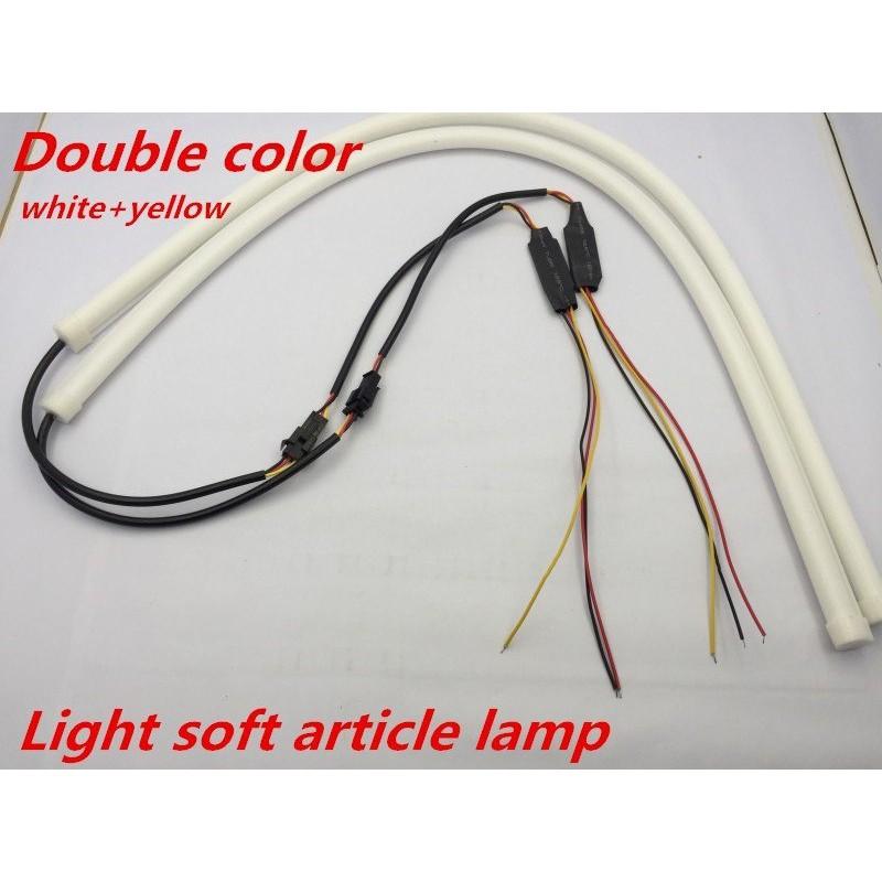 Đèn led viền mí 60cm xi nhan chạy Cao cấp TLS - Running water light bar