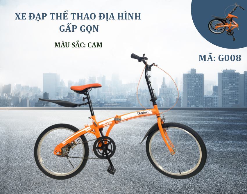 Xe Đạp Thể Thao Gấp Gọn, Xe Đạp Dành Cho Trẻ Em Trên 10 Tuổi