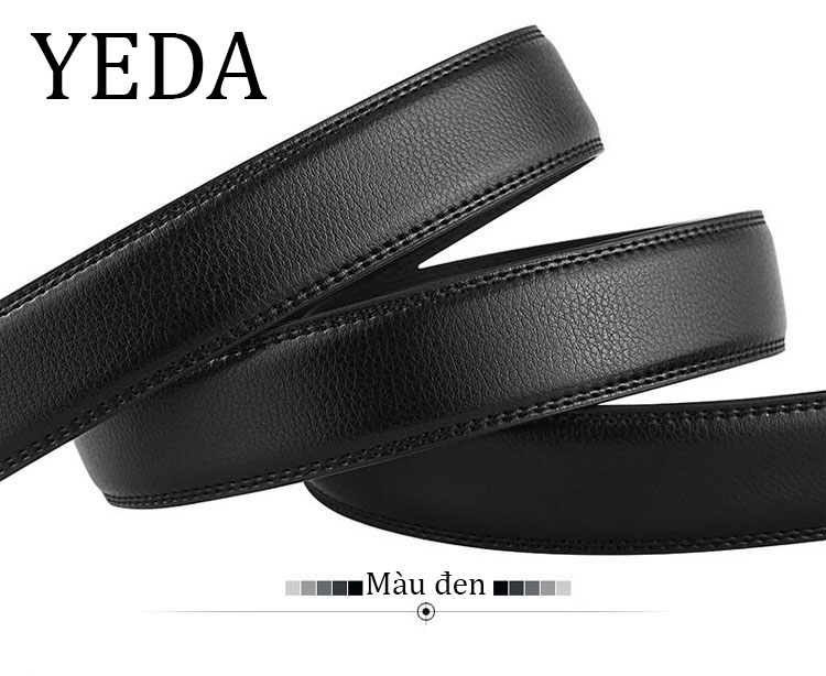 Dây nịt nam/ thắt lưng nam da thật khóa tự động kiểu dáng Nhật Bản mã TL.150.SVIP
