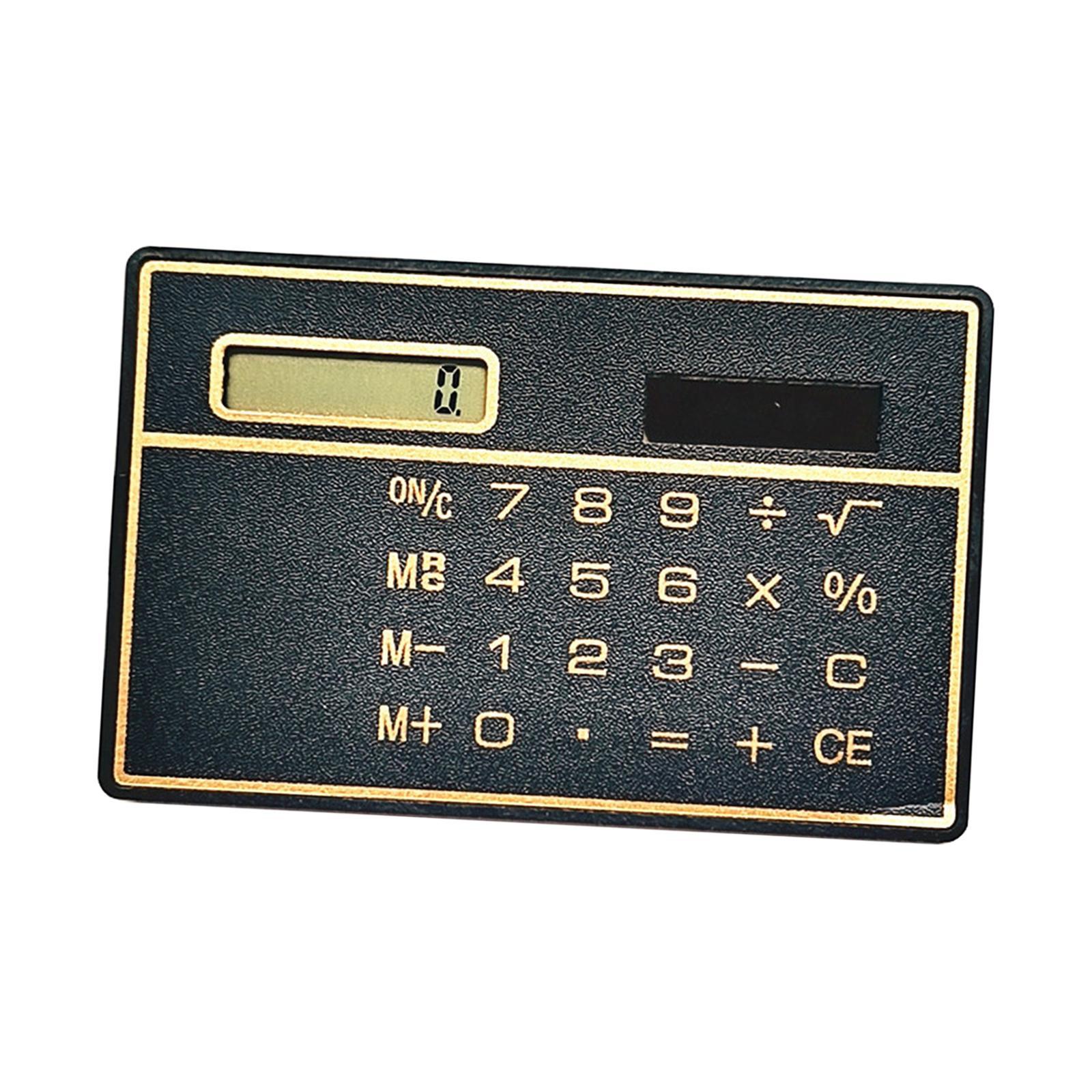 8 Digit Calculator Standard Function Calculator with Solar Powered, Big Buttons, LCD Display Screen, Pocket Calculator for Business Home Desktop