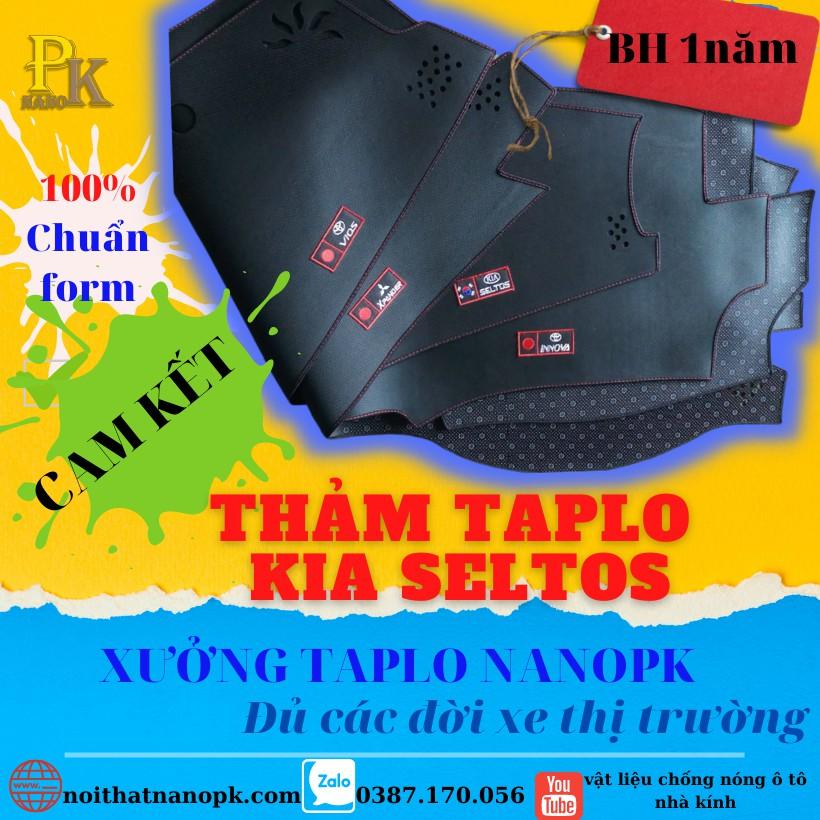 THẢM TAPLO NHUNG XE KIA SELTOS – CHỐNG TRƯỢT – CHỐNG NÓNG HIỆU QUẢ - CHUẨN FORM