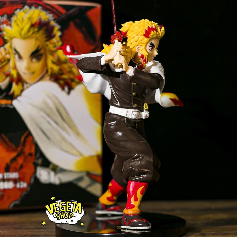 Mô hình Kimetsu No Yaiba - Thanh gươm diệt quỷ - Viêm Trụ Rengoku Kyoujurou - Cao 20cm