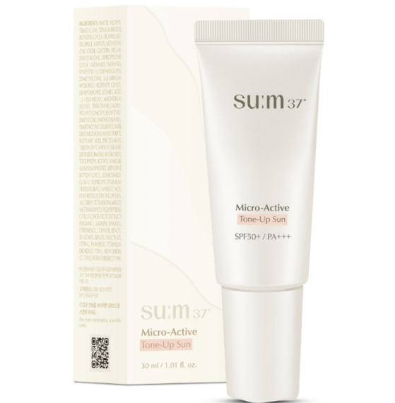 Kem chống nắng nâng tông su:m37 Micro-Active Tone-up Sun SPF50+/ PA
