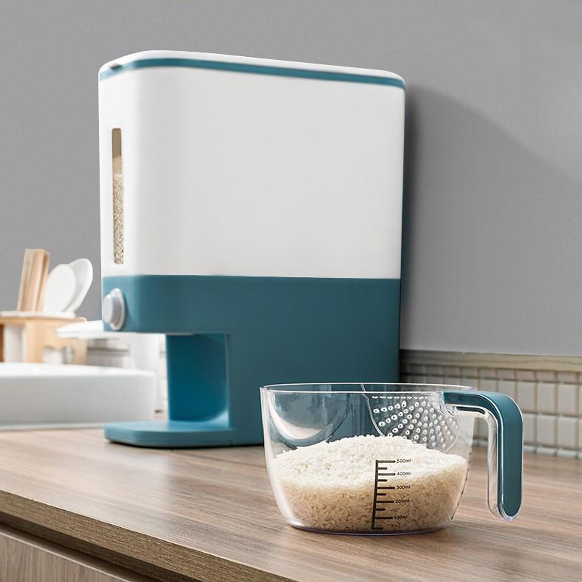 Thùng đựng gạo thông minh 12kg - ABBDECOR