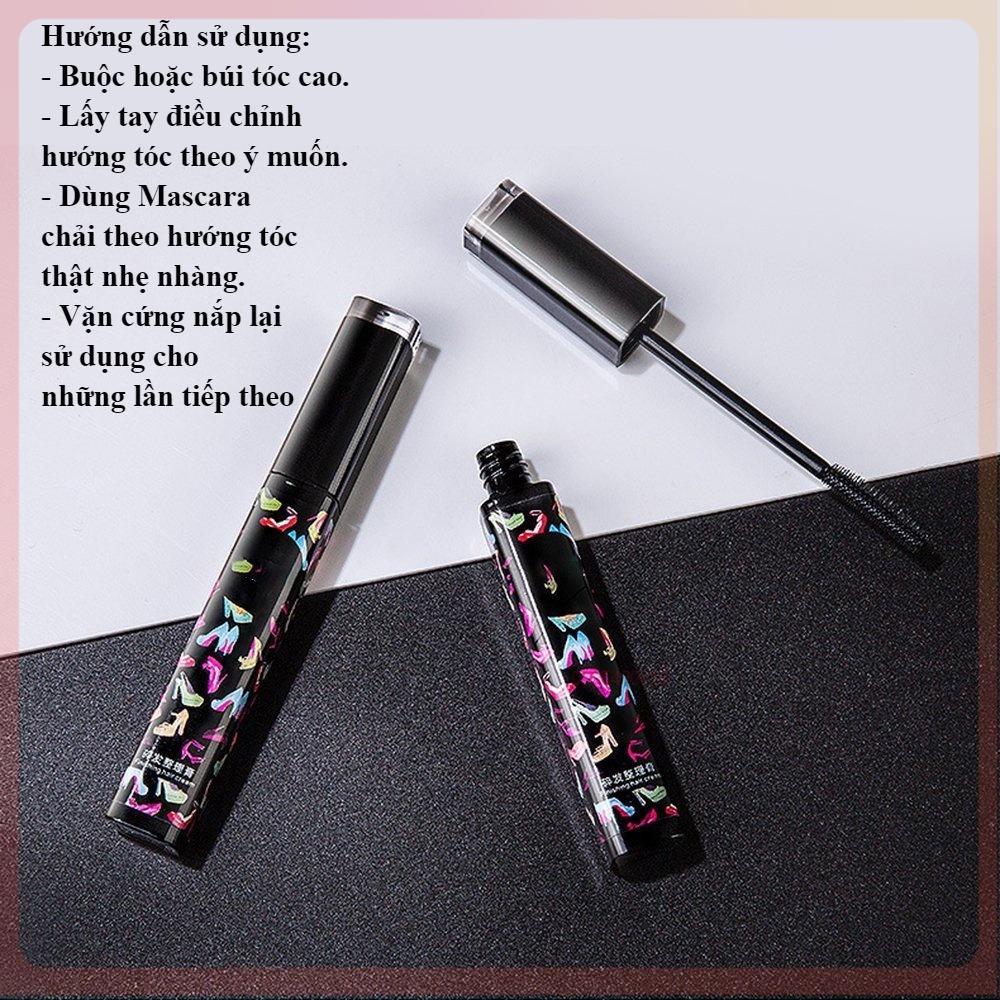 Lọ Chải tóc Mascara tạo kiểu tóc đẹp vuốt tóc con gọn vào nếp phụ kiện mini, Làm Gọn Tóc Tơ