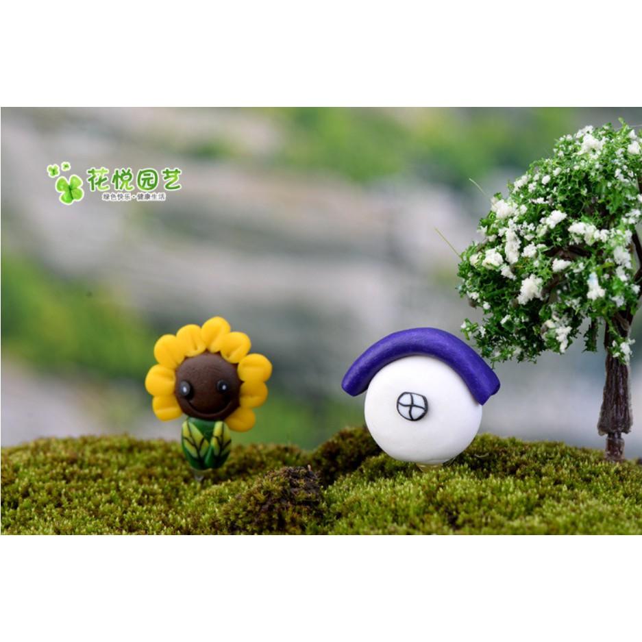 Mô hình hoa hướng dương dùng trang trí bonsai, tiểu cảnh, nhà búp bê