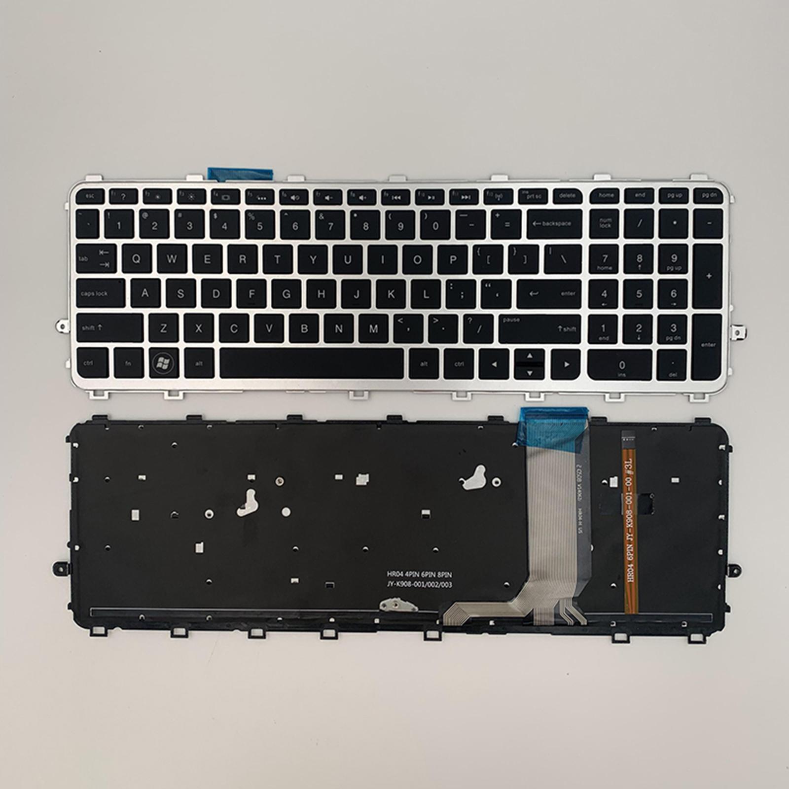 Laptop Replacement Keyboard US with Backlight for HP Envy 15-J 17T-J