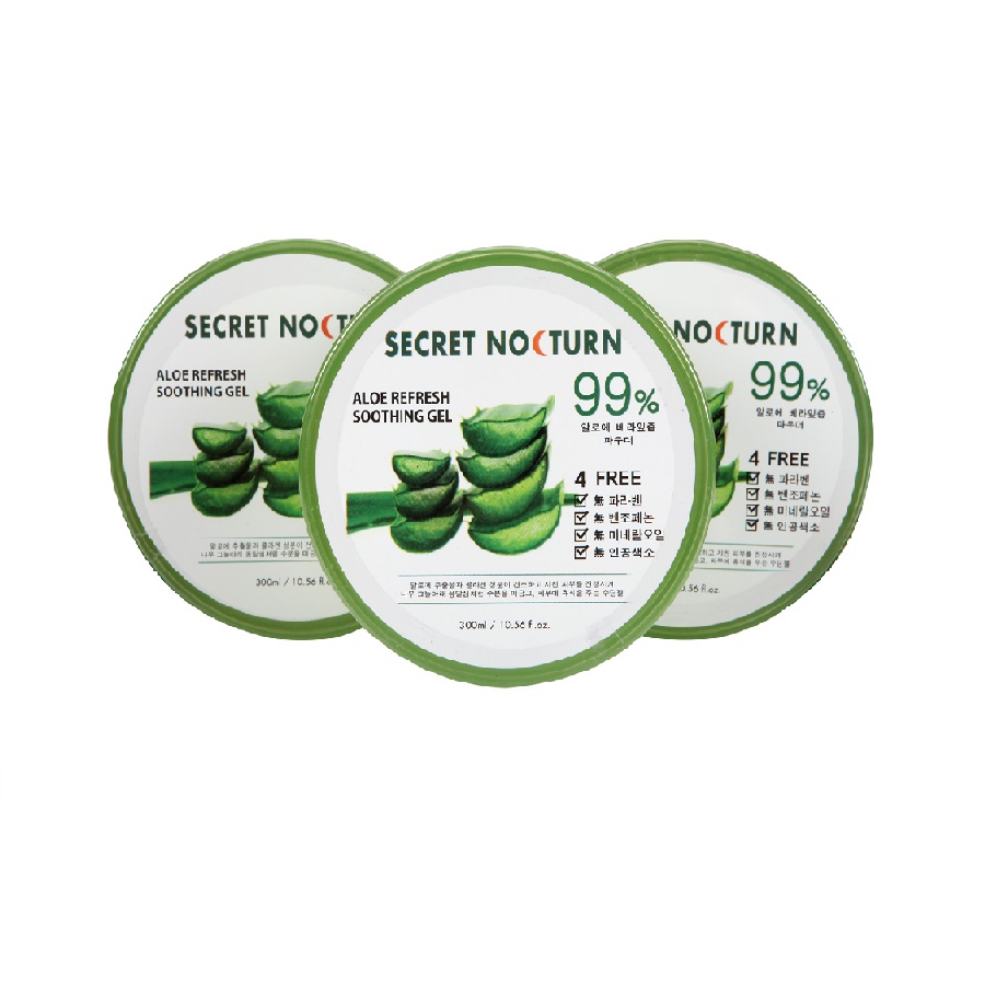 Gel làm mát SECRET NOCTURN ALOE REFRESH SOOTHING GEL - Nha đam 300ml