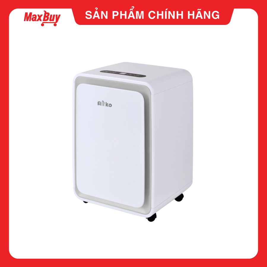 Máy hút ẩm và lọc không khí chĩnh hãng AIRKO AKR-12ECE - 12L/ngày (40m2)/ Hút ẩm nhanh/ Bộ lọc carbon hoạt tính