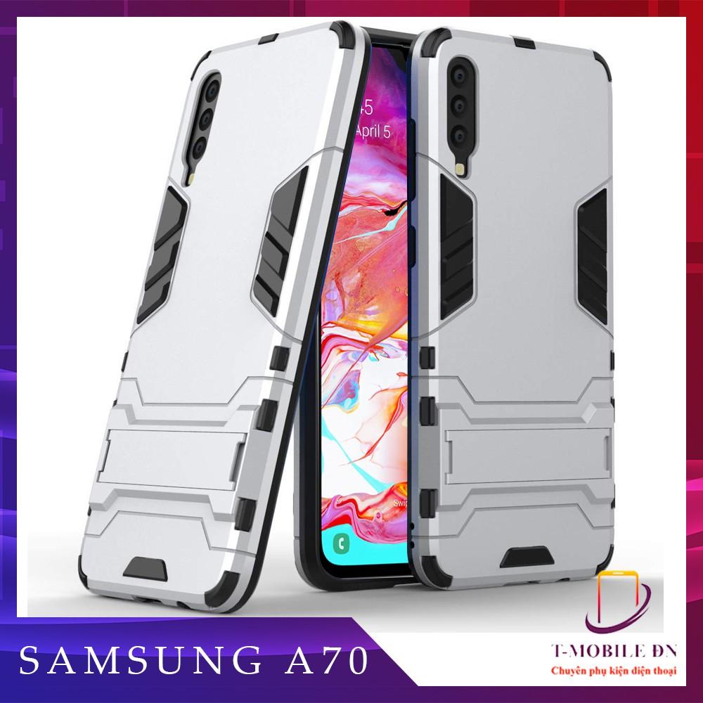 Ốp lưng cho Samsung A10 A10s A20 A20s A21S A30 A30s A50 A50s A70 chống sốc IRON - MAN kèm chống xem video bảo vệ camera