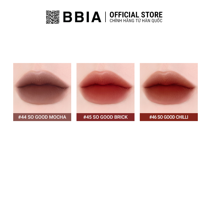  Son Kem Lì Bbia Last Velvet Lip Tint - Dusk Edition (3 màu) 5g