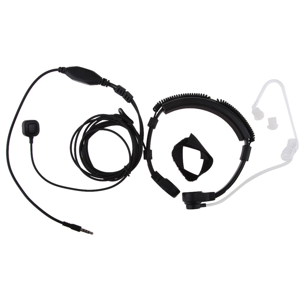 1Pin PTT Covert Acoustic Tube Earpiece with 3.5mm Plug for Radio Equipments