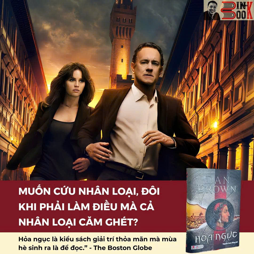 HỎA NGỤC  Dan Brown  bìa cứng  Bách Việt  Nguyễn Xuân Hồng dịch tái bản 2022