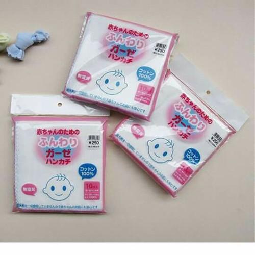 Sét 10 khăn xô sữa trơn công nghệ Nhật