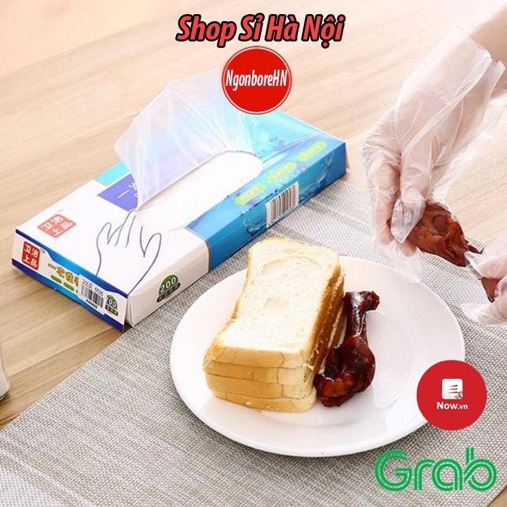 Gang tay dùng 1 lần hộp 200 cái tiện lợi cho chị em vào bếp bảo vệ bộ móng tay của chị em GD57