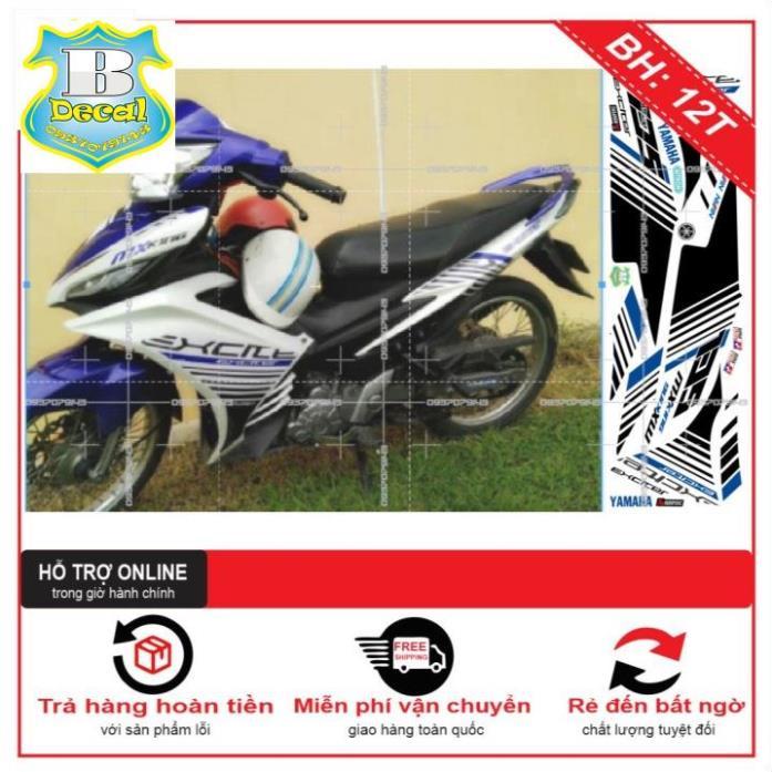 Tem rời dành cho EX 2011 SỌC TRẮNG XANH