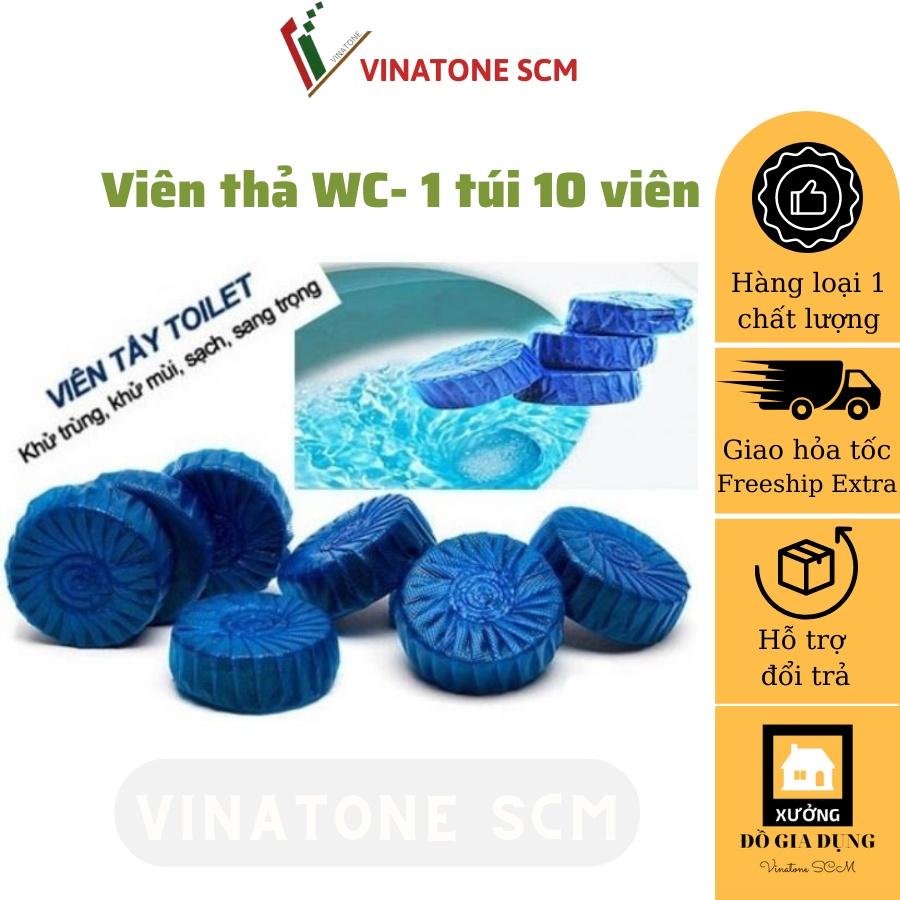 Viên Thả Bồn Cầu Toilet Khử Mùi Diệt Khuẩn Hàn Quốc (Gói 10 Viên)-SCM46-Viên thả bồn cầu