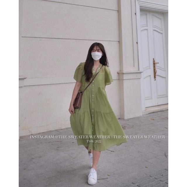 Đầm Bầu Dáng Dài Form Rộng Thời Trang Mùa Hè Cho Mẹ Bầu-Váy bầu xinh chất mềm mát