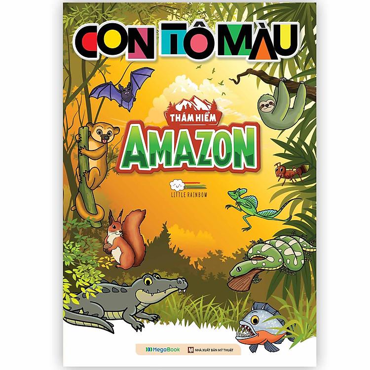 Sách Con tô màu - Thám Hiểm Thế Giới Khủng Long (24 Stickers)