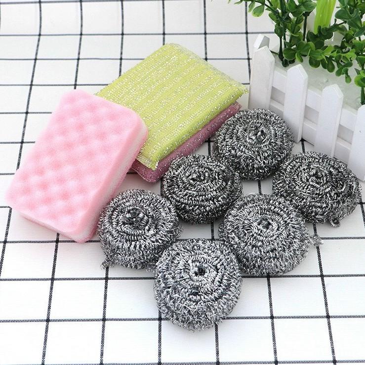 Set Rửa Bát Tiện dụng Kèm Cọ Xoong nồi Và Tạo Bọt