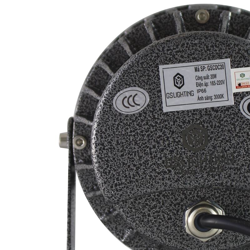 Đèn LED chiếu điểm COB 20W- GSCDC20- GS lighting, Đèn Chiếu Điểm Ngoài Trời.