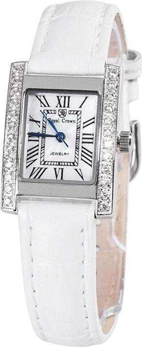 Đồng hồ nữ chính hãng Royal Crown 6306 dây da trắng