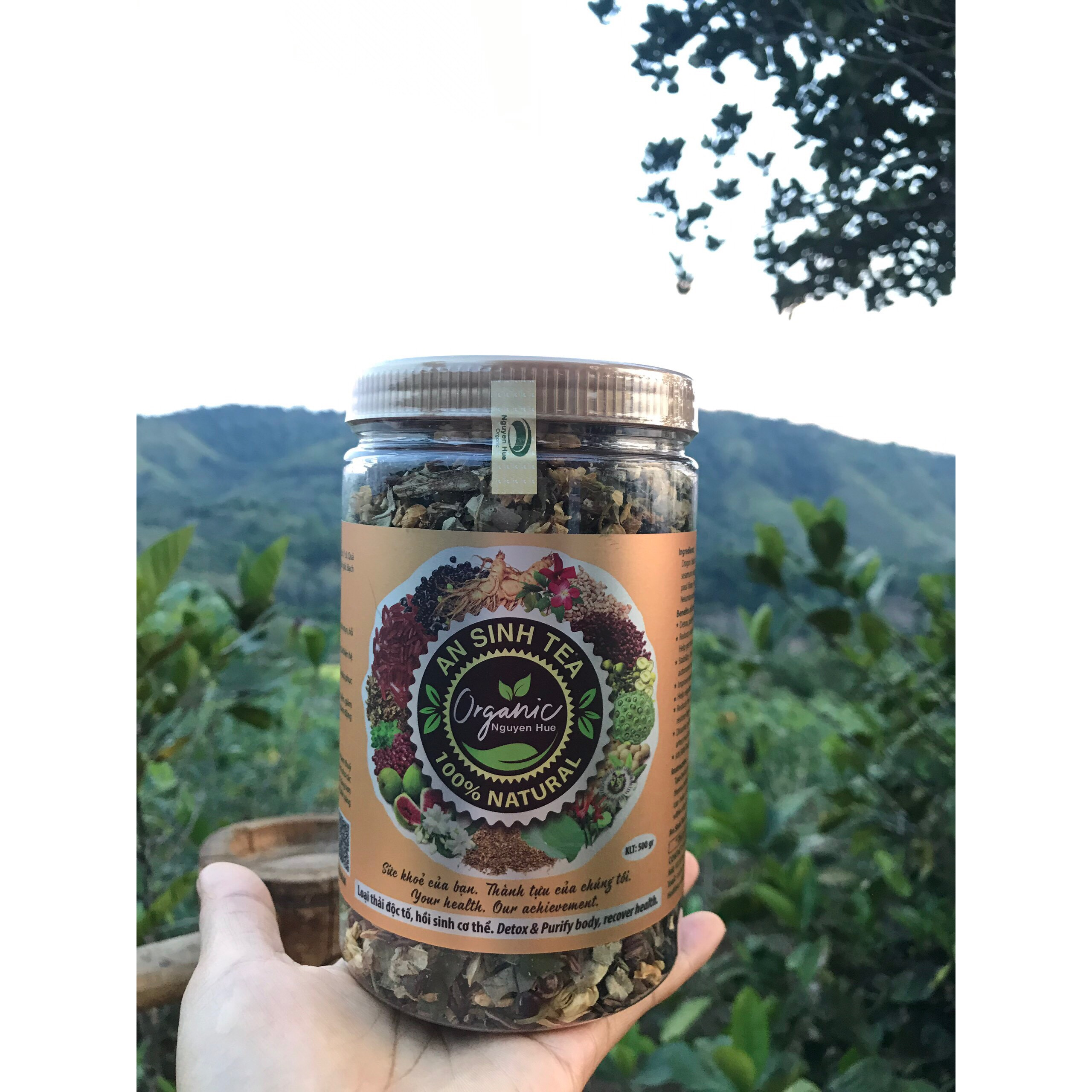 Trà An Sinh Organic - Hộp 500gram