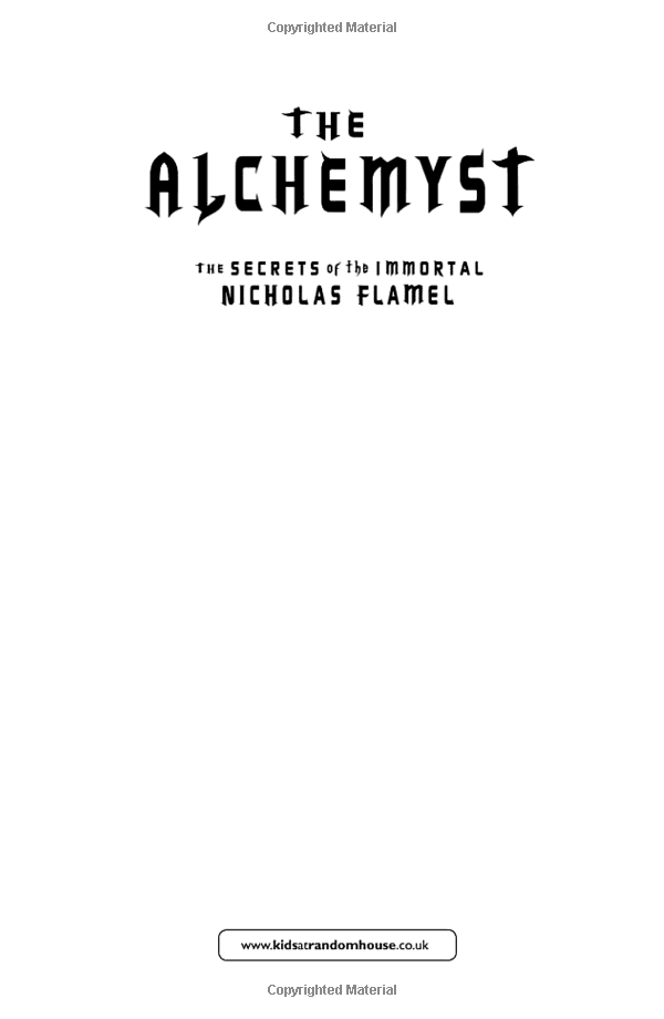 Sách ngoại văn: The Alchemyst
