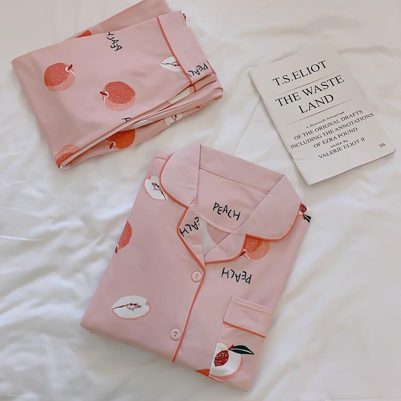Pijama, Bộ Ngủ Nữ cotton ngắn tay quần dài BNND04