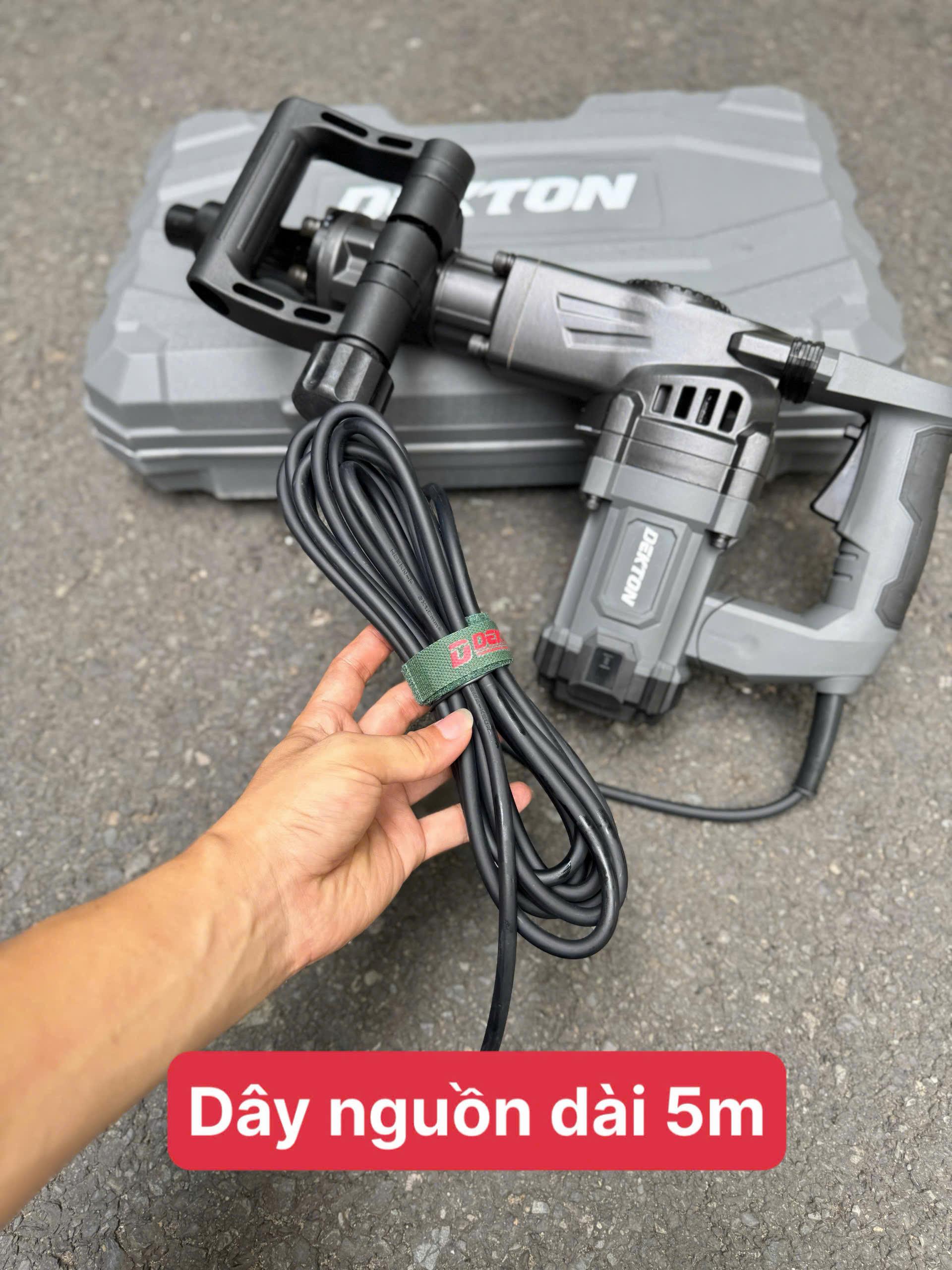 MÁY ĐỤC BÊ TÔNG 17MM 1350W LỰC ĐẬP 25J DK-DH3505PRO DEKTON - HÀNG CHÍNH HÃNG