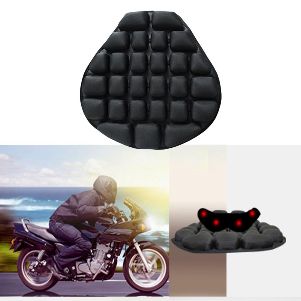 Non-slip Inflatable Air Motorcycle Seat Cushion with Fixing Straps for HONDA