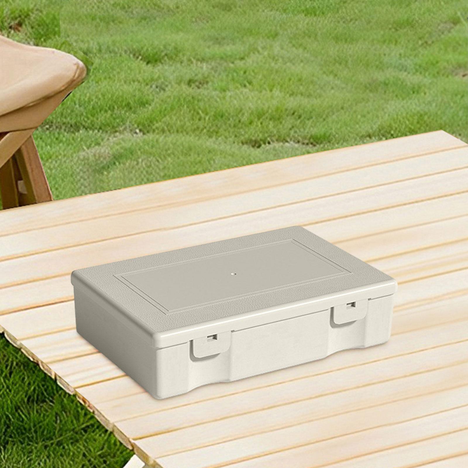 Desktop Storage Box, Sundry Container, Utility Case, Multipurpose Reusable Organizer Box for Camping Outdoor