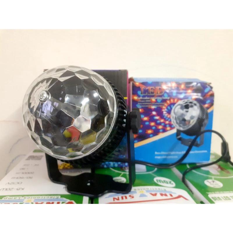 Đèn led nháy sân khấu 7 màu, quai treo đen