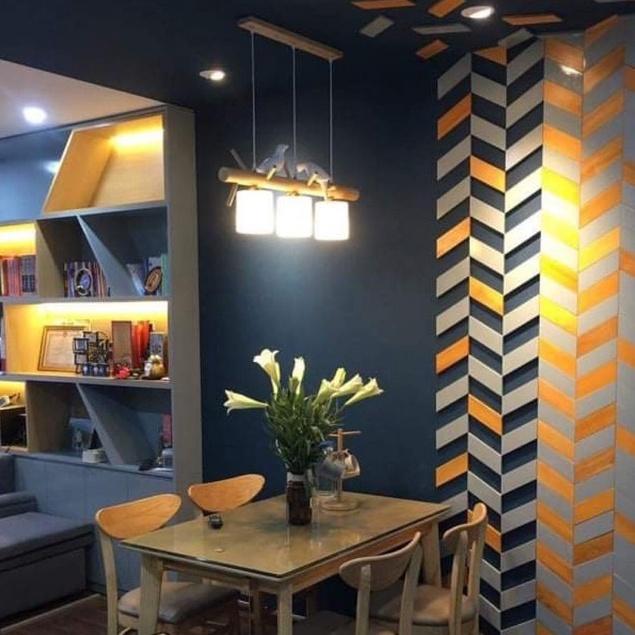 Đèn thả LUKAKO trang trí nội thất sang trọng, độc đáo với 3 chế độ ánh sáng - kèm bóng LED chuyên dụng