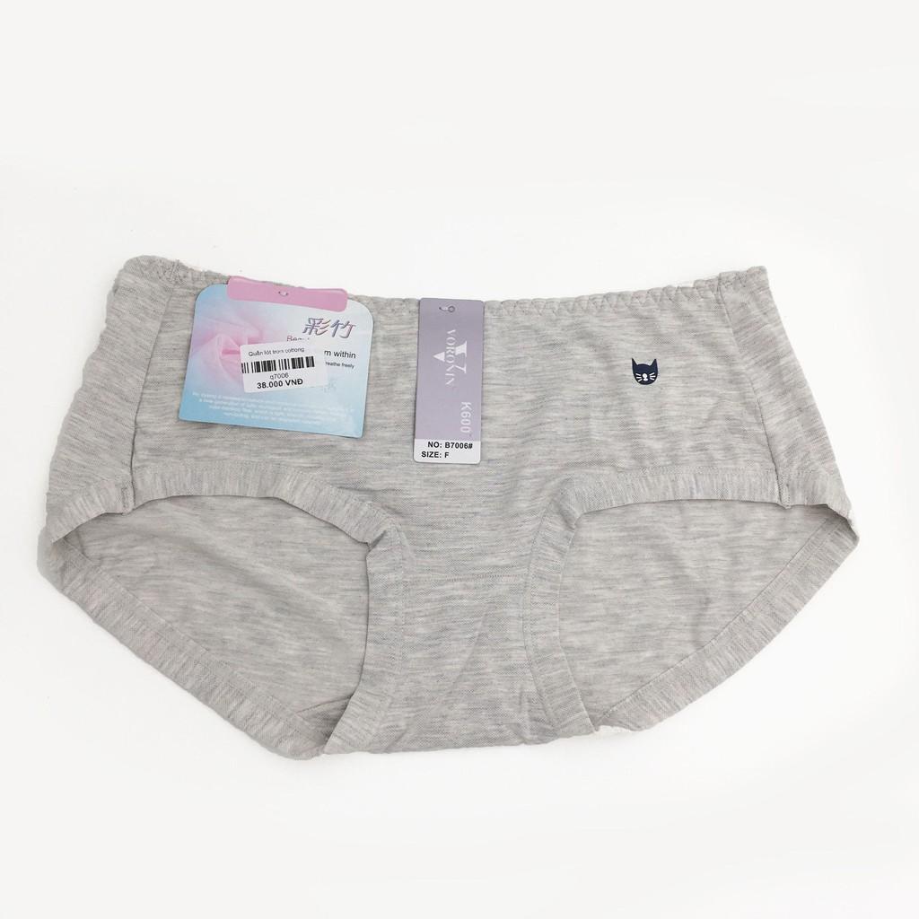 Combo 4 Quần Lót Cotton Đính Mèo