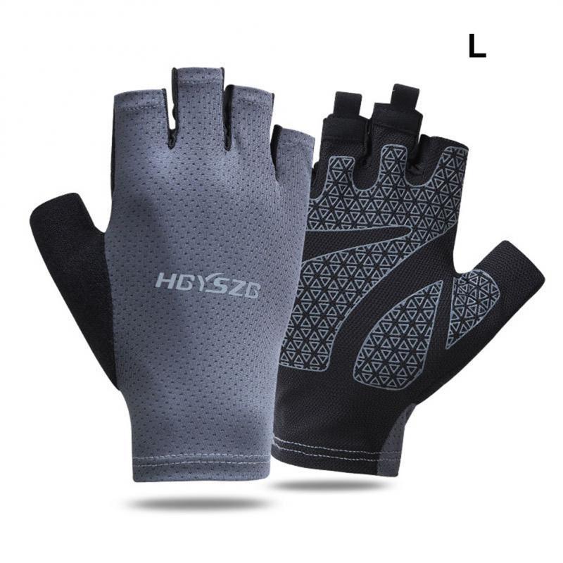 Găng tay xe đạp Găng tay xe đạp cho nam giới Niềm thở của Bướm Bướm Half Fing Color: black Size: L